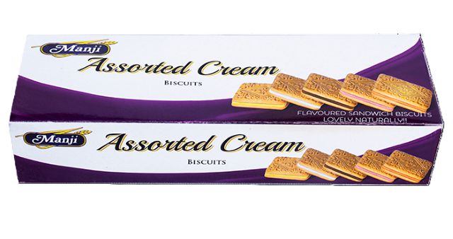 Manji Assorted Cream Biscuit 160g
